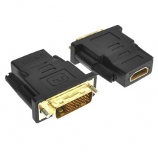 ADAPTADOR DVI 24+1 A HDMI MACHO HEMBRA 