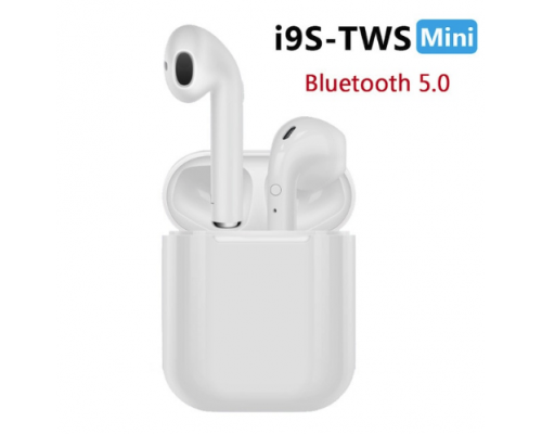 AURICULARES i9S BUETOOTH V5.0  MINI CON ESTUCHE DE CARGA