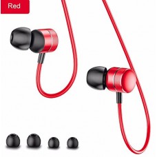 AURICULARES BASEUS H04 CABLE 1.2M ROJO