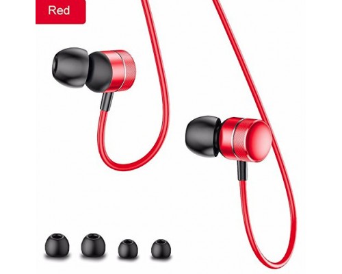 AURICULARES BASEUS H04 CABLE 1.2M ROJO