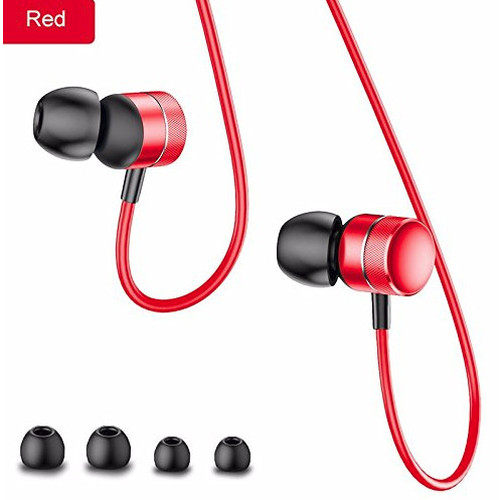 AURICULARES BASEUS H04 CABLE 1.2M ROJO