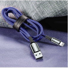 CABLE USB A LIGHTNING PARA APPLE IPHONE BASEUS 1M AZUL