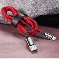 CABLE USB A LIGHTNING PARA APPLE IPHONE BASEUS 1M ROJO-8 CABLE USB A LIGHTNING PARA APPLE IPHONE BASEUS 1M ROJO