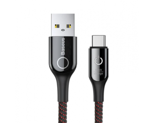 CABLE USB A TIPO C BASEUS 1M NEGRO