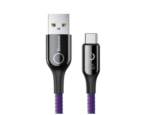 CABLE USB A TIPO C BASEUS 1M PURPURA