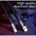 Cable USB Baseus para iPhone/iPad con iluminacion 1M