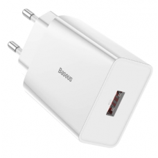 Cargador USB Baseus 18W QC 3.0 Carga Rapida - Blanco