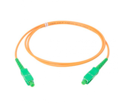 CABLE DE FIBRA SC/APC-SC/APC-SM 1M