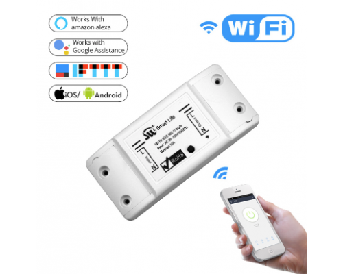 DIY WiFi interruptor de luz inteligente Universal APP Control remoto inalambrico