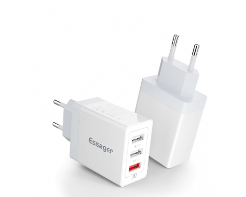 Cargador Multiple Essager Qualcomm Quick Charge 3.0