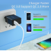 Cargador Multiple Essager Qualcomm Quick Charge 3.0