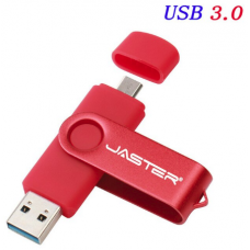 PENDRIVE FASHION TREND OTG 32GB  MICRO USB ROJO