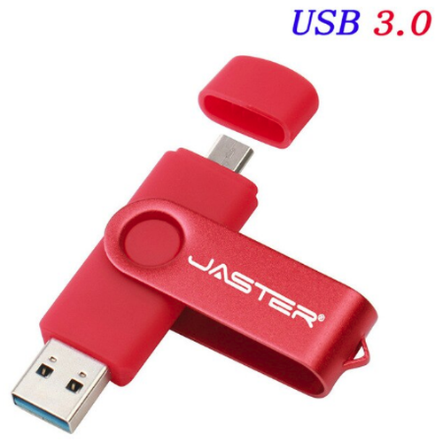 PENDRIVE FASHION TREND OTG 32GB  MICRO USB ROJO