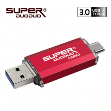 PENDRIVE OTG 64GB USB C FASHION TREND ROJO