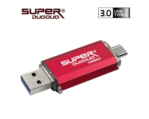 PENDRIVE OTG 64GB USB C FASHION TREND ROJO