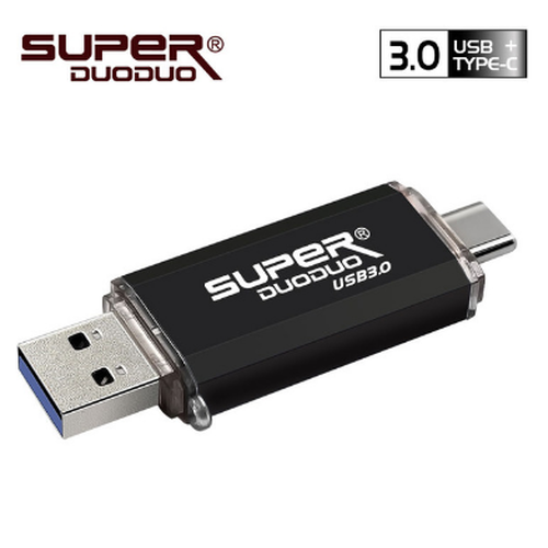 PENDRIVE OTG USB 3.0 USB-C 32GB FASHION TREND NEGRO