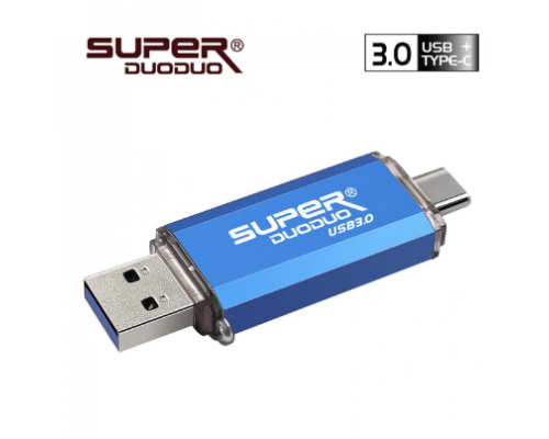 PENDRIVE FASHION TREND USB 3.0 USB-C 32GB OTG AZUL