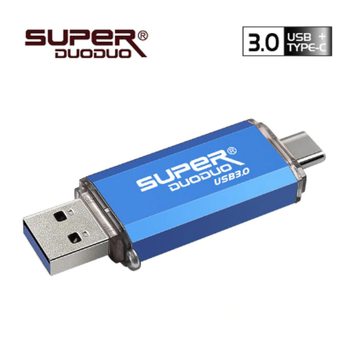 PENDRIVE FASHION TREND USB 3.0 USB-C 32GB OTG AZUL