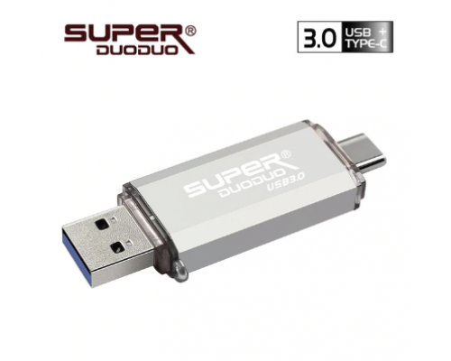 PENDRIVE OTG USB 3.0 USB-C 32GB FASHION TREND PLATA