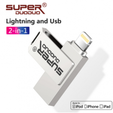 PENDRIVE USB LIGHTINING 32GB 2IN1 IPHONE 6/6S/7/8/X OTG