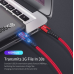 CABLE ESSAGER 60W 3A PD 2.0 USB-C TO USB-C - 1M