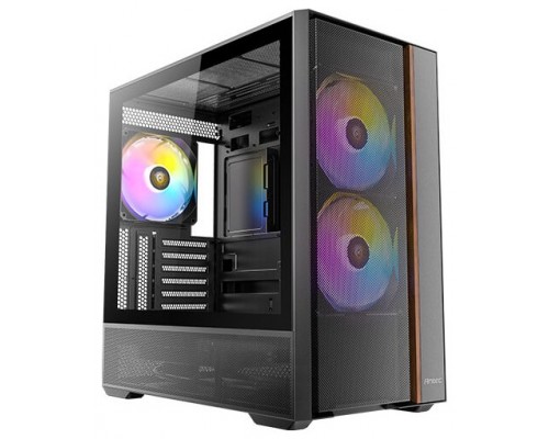 CAJA SEMITORRE ATX FLUX REAR RGB NEGRO ANTEC (Espera 4 dias)