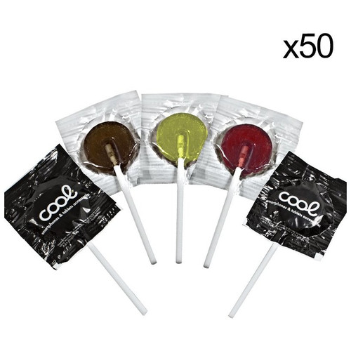 Pack 50 Piruletas COOL Accesorios-CS1 Pack 50 Piruletas COOL Accesorios