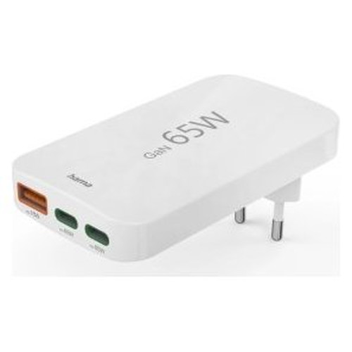 CARGADOR DE PARED HAMA 65W PLEGABLE 2xUSB-C PD 1xUSB-A-SX9 CARGADOR DE PARED HAMA 65W PLEGABLE 2xUSB-C PD 1xUSB-A