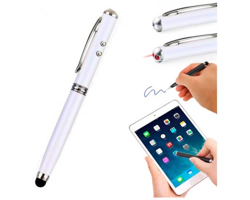 Puntero Stylus COOL Universal Laser Blanco