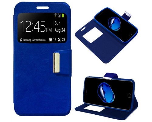Funda COOL Flip Cover para iPhone 7 / 8 / SE (2020) / SE (2022) Liso Azul