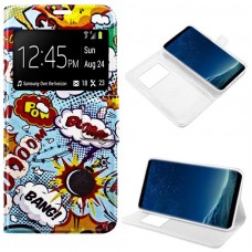 Funda COOL Flip Cover para Samsung G955 Galaxy S8 Plus Dibujos Comic
