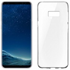 Funda Silicona Samsung G955 Galaxy S8 Plus (Transparente)