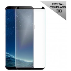 Protector Pantalla Cristal Templado Samsung G955 Galaxy S8 Plus (Curvo Borde Negro)