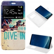 Funda COOL Flip Cover para Samsung G955 Galaxy S8 Plus Dibujos Dive