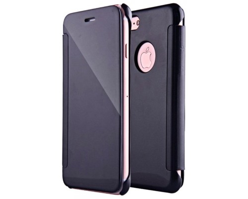 Funda COOL Flip Cover para iPhone 7 / 8 / SE (2020) / SE (2022) Clear View Negro