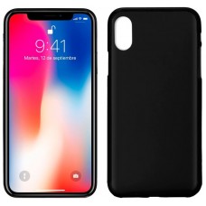 Funda Silicona iPhone X / iPhone XS (Negro)