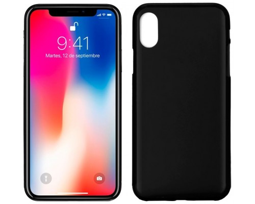 Funda Silicona iPhone X / iPhone XS (Negro)