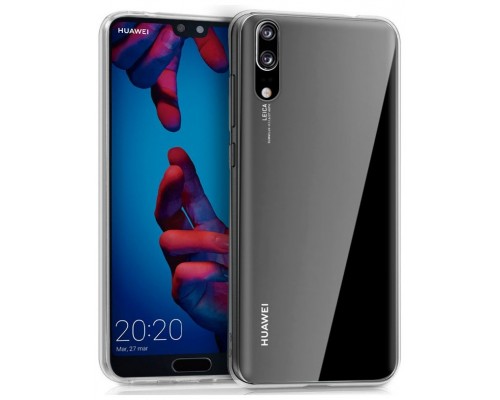 Funda Silicona Huawei P20 (Transparente)