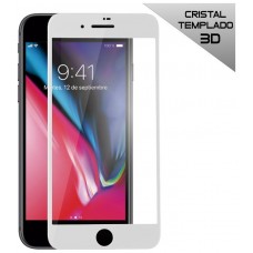 Protector Pantalla Cristal Templado iPhone 7 / iPhone 8 (FULL 3D Blanco)