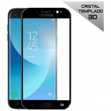 Protector Pantalla Cristal Templado Samsung J730 Galaxy J7 (2017) FULL 3D Negro