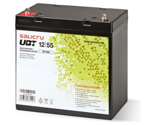 SALICRU BATERIA UBT 12/55 AGM RECARGABLE DE 55 AH/ 12 V (Espera 4 dias)-SX48 SALICRU BATERIA UBT 12/55 AGM RECARGABLE DE 55 AH/ 12 V (Espera 4 dias)