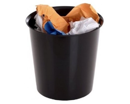 PAPELERA ECOGREEN 100% RECICLADO Y RECICLABLE NEGRO 18 LITROS 290X310 MM ARCHIVO 2000 2001 NE (Espera 4 dias)