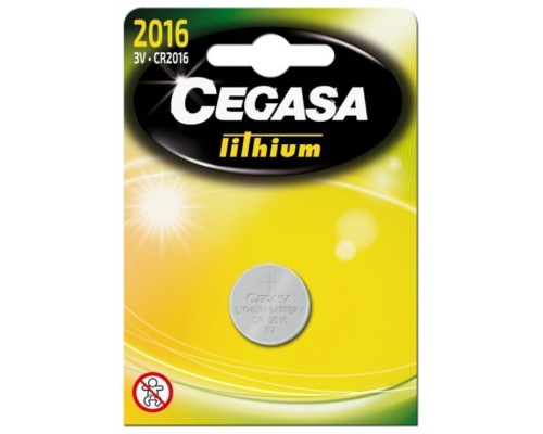 CEGASA PILA LITIO BOTON CR2016 3V BT BLISTER