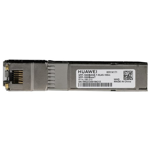 HUAWEI ELECTRICAL TRANSCEIVER,SFP,GE,ELECTRICAL INTERFACE MODULE(100M,RJ45) (SFP-1000BASET) (Espera 4 dias)-SX29 HUAWEI ELECTRICAL TRANSCEIVER,SFP,GE,ELECTRICAL INTERFACE MODULE(100M,RJ45) (SFP-1000BASET) (Espera 4 dias)