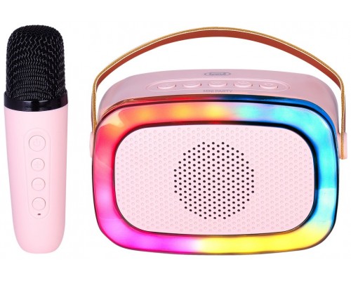 ALTAVOZ KARAOKE TREVI XR 8A01 MINIPARTY SPKR+AW PINK