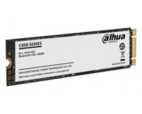 DAHUA SSD 1TB M.2 SATA SSD, 3D NAND, READ SPEED UP TO 550 MB/S, WRITE SPEED UP TO 500 MB/S, TBW 400TB (DHI-SSD-C800N1TB) (Espera 4 dias)