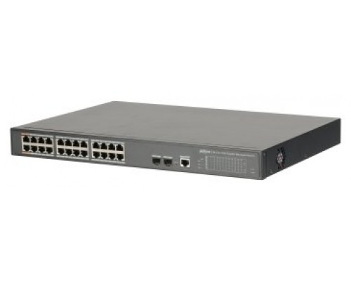 DAHUA - DH-PFS4226-24GT-360 - 26-PORT MANAGED GIGABIT SWITCH WITH 24-PORT POE (Espera 4 dias)