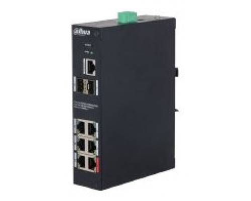 (DH-HS4208-4GT-90) DAHUA SWITCH INDUSTRIAL 8 PUERTOS, 4 PUERTOS POE, MANAGED (Espera 4 dias)