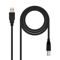 Nanocable - Cable USB 2.0 para impresora de 1,8m