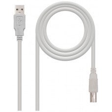 CABLE USB 2.0 IMPRESORA TIPO A/M-B/M 1.8 M NANOCABLE